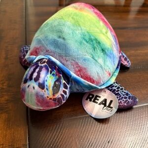 Fiesta Multicolor Plush Turtle